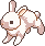white bunny