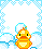 duckie with bubbles